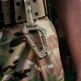 Plastic Tactical Carabiner - Olive (MTC-TCTCRBNR M-TAC)