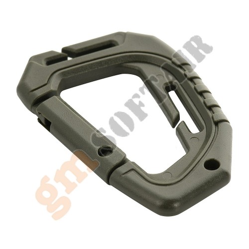 Plastic Tactical Carabiner - Olive (MTC-TCTCRBNR M-TAC)