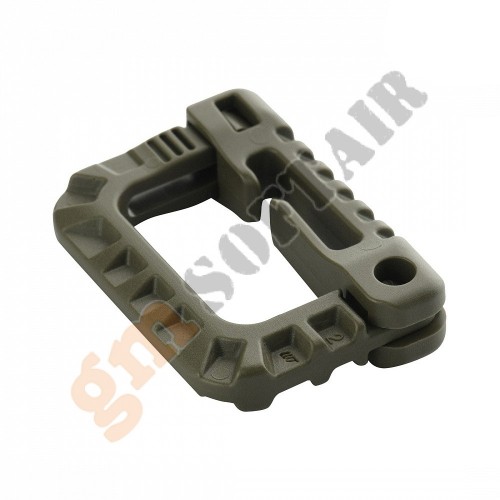 Moschettone Plastic Carabiner Grimlock - OD Green (5903886816954 M-TAC) Moschettone Plastic Carabiner Grimlock - OD Green (5903886816954 M-TAC)