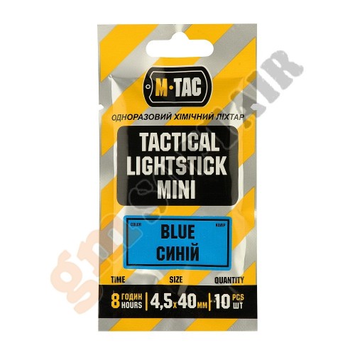 Light Stick - 4cm - 10 pcs Set - BLUE (5903886811935 M-Tac) Light Stick - 4cm - 10 pcs Set - BLUE (5903886811935 M-Tac)