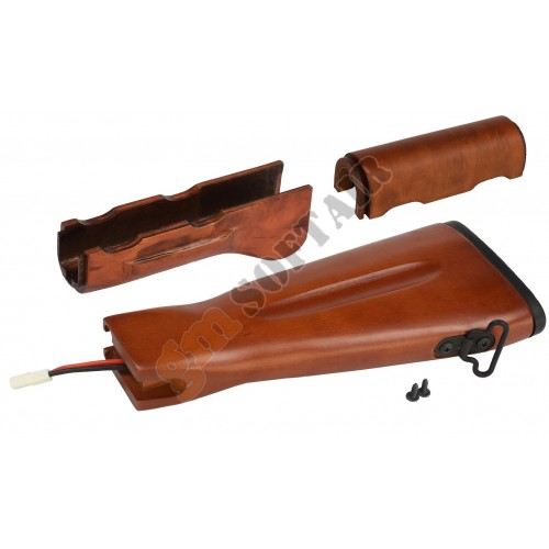 Wooden Stock and Handguard kit for AK74 (MK-75 ICS)