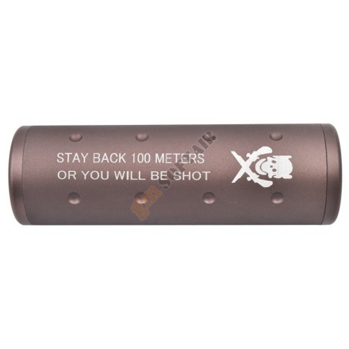 Silenziatore 100mm Skull TAN (BD0464 BIG DRAGON)