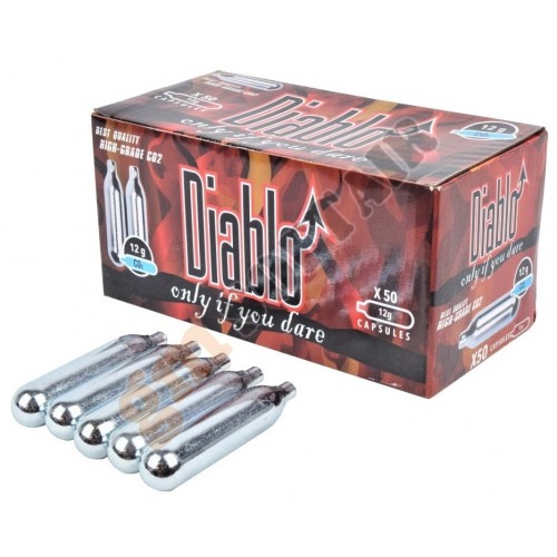 Confezione da 50 fiale di CO2 da 12g (C50DIABLO)