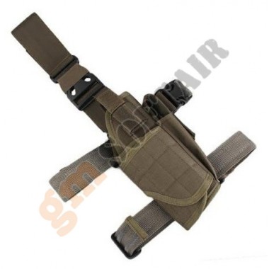 Universal Drop Leg Thigh Right Tornado Holster - Foliage Green (EM6209 EMERSON)