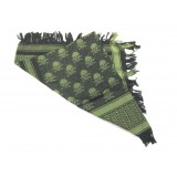Shemagh Verde Oliva / Nero con Teschi