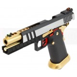Hi-Capa HX2001 - Silver Slide / Black&Gold (AW-HX2001 AW Custom)