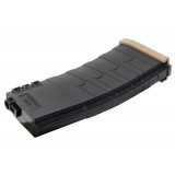 Caricatore Tactical Monofilare da 120bb per M4 Nero Fondello Tan