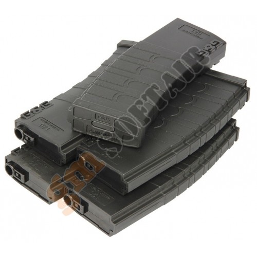 Set da 5 Caricatori Monofilari per M4 da 120bb Neri