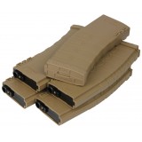 Set da 5 Caricatori Monofilari per M4 da 120bb Neri