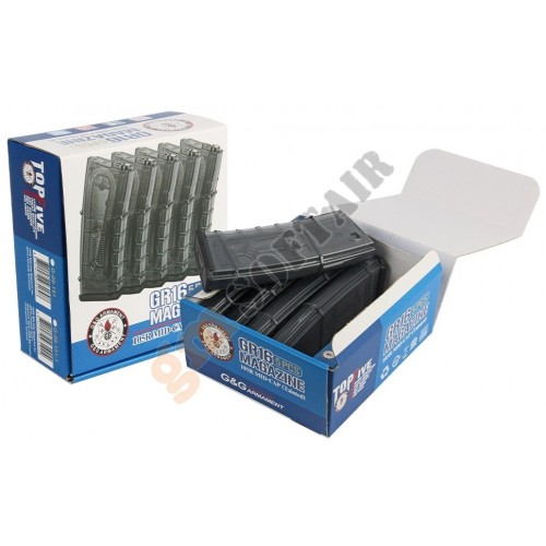 Set da 5 Caricatori Monofilari Tainted per M4 da 105bb (G-08-151 G&amp;G)