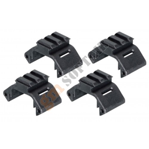Handguard Rail Unit Neri - 4 pezzi