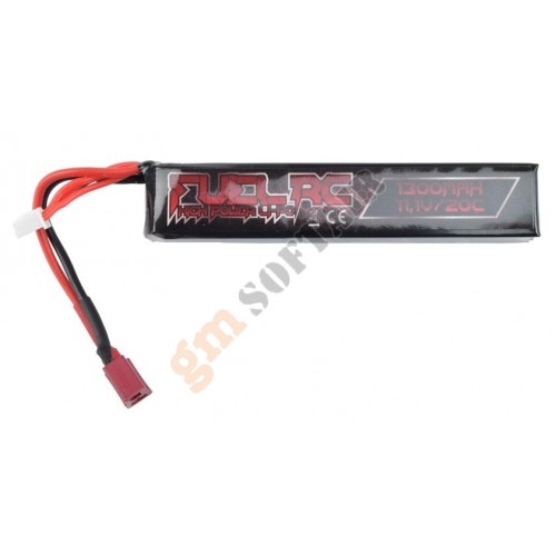 LiPo 11.1V x 1300mAh 20C - Tubo - Tamiya (FUEL RC)