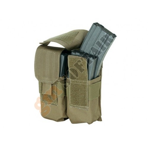 M4 Double Mag Pouch Coyote Tan (20-7331 Voodoo Tactical)