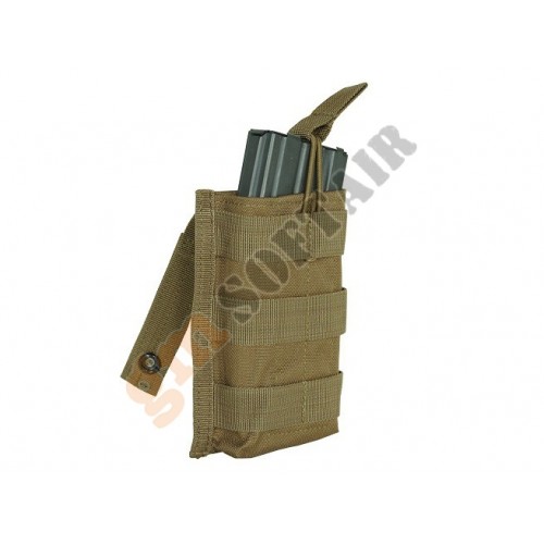 M4/M16 Open Top Mag Pouch Singolo Coyote TAN (20-8584 Voodoo Tactical)