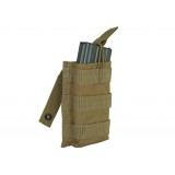 M4/M16 Open Top Mag Pouch Singolo Coyote TAN (20-8584 Voodoo Tactical)