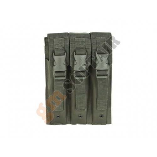MP5 Mag Pouch Triplo Verde Oliva (20-9340 Voodoo Tactical)