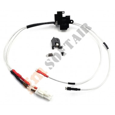 Low resistance Wire Set for M4 series (Front) with Silver-plated cord and Tamiya Plug (MO-GB-05-50 MODIFY)