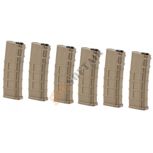 Box 6 Caricatori REAL CAP 30 bb Neri