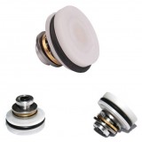 Testa Pistone POM con Cuscinetto Bianca