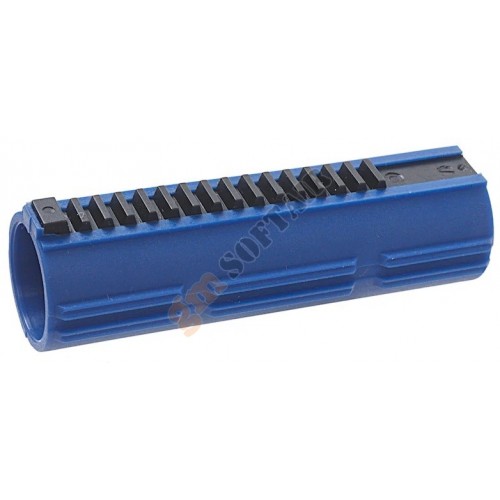 Pistone in Fibra Blu con Denti in Acciaio