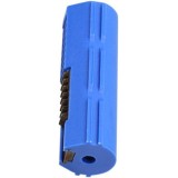 Pistone in Fibra Blu con 7 Denti in Acciaio