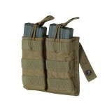 Porta Caricatori M4/M16 Open Top Mag Pouch Doppio Coyote TAN (20-8585 Voodoo Tactical)