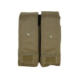 M4/AK47 Mag Pouch Doppio Coyote TAN (20-7218 Voodoo Tactical)