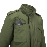 M65 Jacket - NyCo Sateen - Olive Green - M (KU-M65-NY Helikon-Tex)