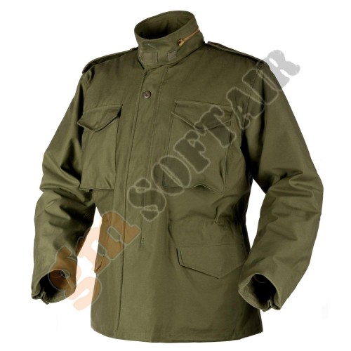 M65 Jacket - NyCo Sateen - Olive Green - M (KU-M65-NY Helikon-Tex)