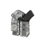 M4/AK47 Mag Pouch Doppio Nero (20-7218 Voodoo Tactical)