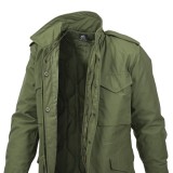 M65 Jacket - NyCo Sateen - Olive Green - M (KU-M65-NY Helikon-Tex)