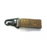 Blood Type Tags AB- Coyote/Brown