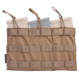 5.56 Triple Open Top Magazine Pouch Multicam (EM6356 Emerson)