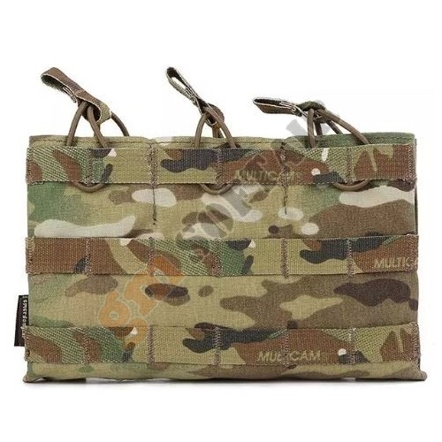 5.56 Triple Open Top Magazine Pouch Multicam (EM6356 Emerson)