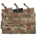 5.56 Triple Open Top Magazine Pouch Multicam (EM6356 Emerson)