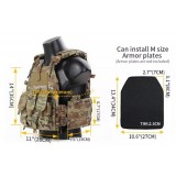 Blue Label Quick Release 094K Style Plate Carrier Coyote Brown (EMB7405CB Emerson)