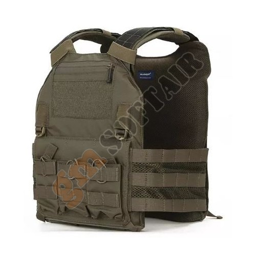 Blue Label Tactical Vest 420 Plate Carrier Ranger Green (EMB7362RG EMERSON)
