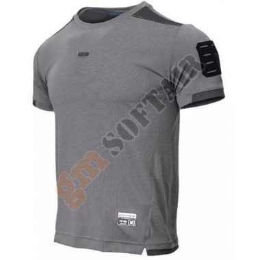 Blue Label UMP Frogmen Sport T-Shirt Wolf Grey Size S (EMB9540 EMERSON)