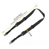 Cinghia 2 Punti Nera