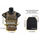 Combat Tactical Vest con Chest Rig Ranger Green (EM7407RG EMERSON)