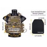 CP Style NCPC Tactical Vest - Coyote Brown (EM7435 Emerson)