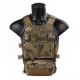 Combat Tactical Vest con Chest Rig Coyote Brown (EM7407CB EMERSON)