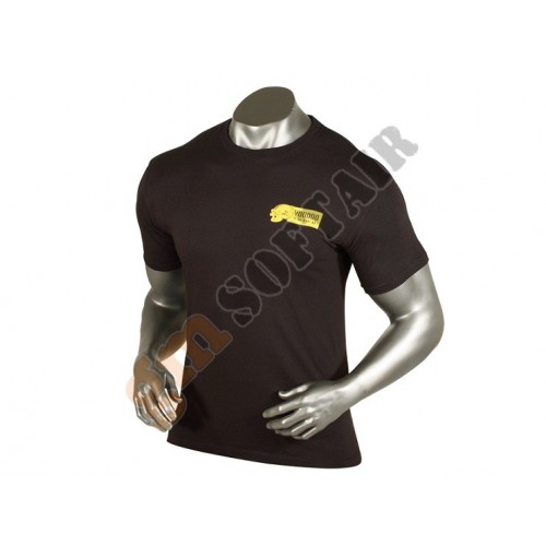 T-Shirt Nera logo Giallo tg.XL (20-9139 Voodoo Tactical)
