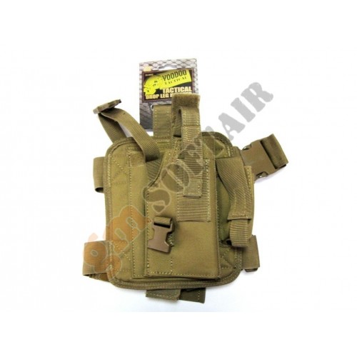 Tactical Drop Leg Holster Coyote TAN Right (20-0052 Voodoo Tactical)