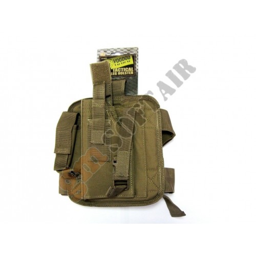 Tactical Drop Leg Holster Coyote TAN Left (20-0052 Voodoo Tactical)