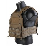 Tactical Vest 420 Plate Carrier Coyote Brown (EM7362CB EMERSON)