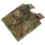 Tasca Porta Caricatore Doppio (5.56 e 9mm) Open Top Multicam