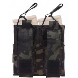 Tasca Porta Caricatore Doppio (5.56 e 9mm) Open Top Multicam