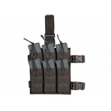 Porta Caricatori M4/M16 6 Mag Drop Leg Shingle Stacker Nero (20-9319 Voodoo Tactical)