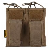Tasca Porta Caricatore Doppio (5.56 e 9mm) Open Top TAN
